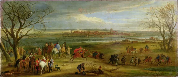 Vue du siège de Dole, 14 février 1668, après 1668